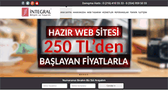 Desktop Screenshot of integralyazilim.com