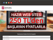 Tablet Screenshot of integralyazilim.com